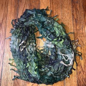 Green Infinity Scarf